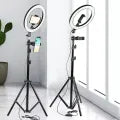 26cm Ring Light with Tripod – Adjustable 7ft Stand & 3 Light Modes, Perfect for Videos & Makeup
