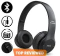 Wireless Headphones P47 – Bluetooth Foldable Headset with Mic, FM & TF Card Support