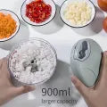 Chopper Food Processor 2000ML – 3-Blade Quick Press Chopper for Vegetables & Kitchen Tasks