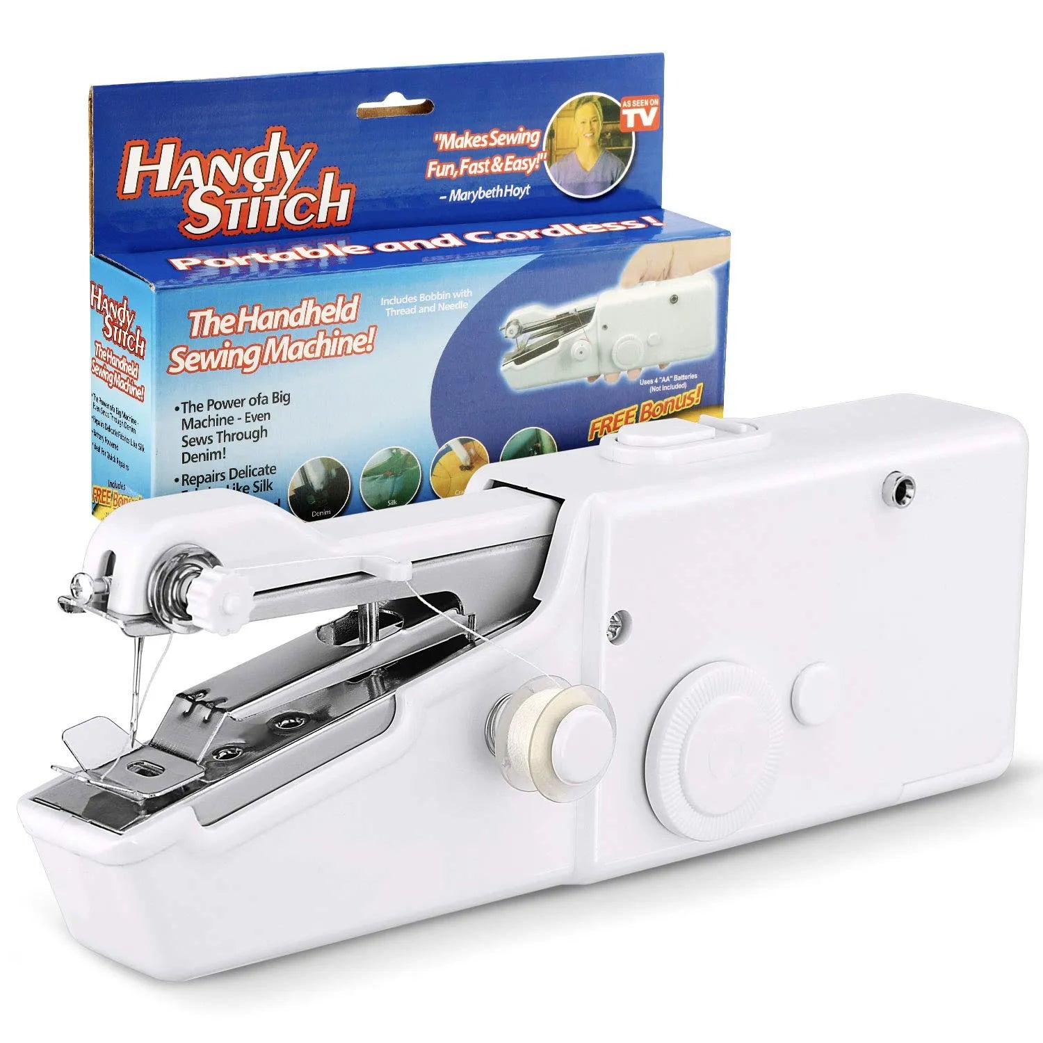 Portable Handy Stitch Machine – Mini Handheld Sewing Machine for Quick Repairs & Travel
