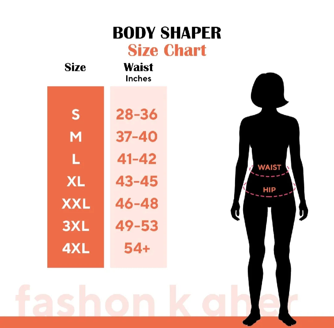 Imported Body Shaper for Women – Seamless High Waist Slimming Tummy Control Shapewear