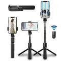 3-in-1 Selfie Stick Tripod – Bluetooth Remote Stand with Mirror for All Smartphones