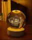 USB LED Night Light – 3D Galaxy Crystal Ball Lamp, Ideal for Home Décor & Festival Gifting