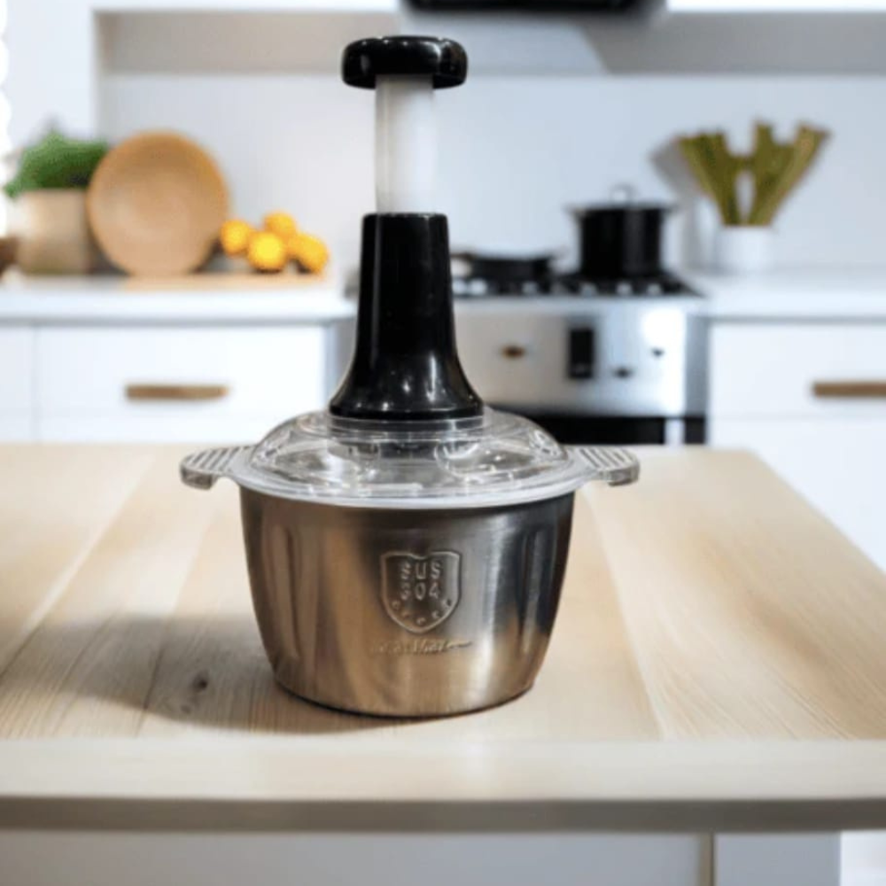 Chopper Food Processor 2000ML – 3-Blade Quick Press Chopper for Vegetables & Kitchen Tasks