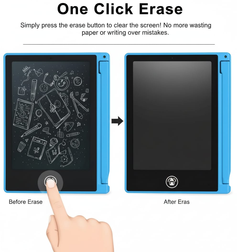 Writing LCD Drawing Tablet – Multi-Color Screen E-Board for Kids’ Fun Learning & Drawing