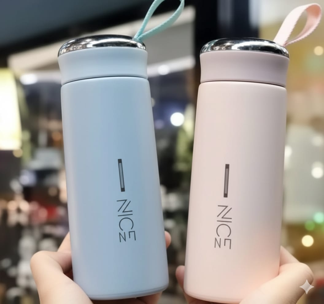 Nice Water Bottle 400ml – Hot & Cold Insulated Bottle for Gym, Office & Daily Hydration