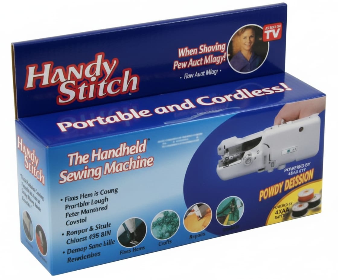 Portable Handy Stitch Machine – Mini Handheld Sewing Machine for Quick Repairs & Travel