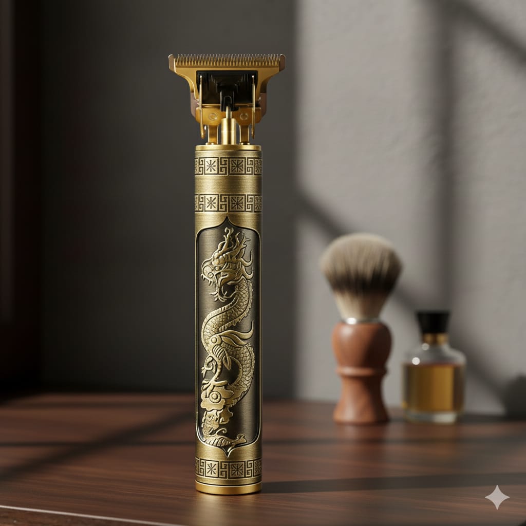 T9 Vintage Hair Trimmer – Rechargeable Professional Hair Clipper Machine for Men & Boys